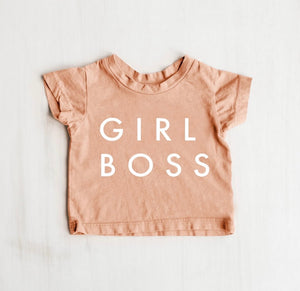 Girl Boss Tee - Peach