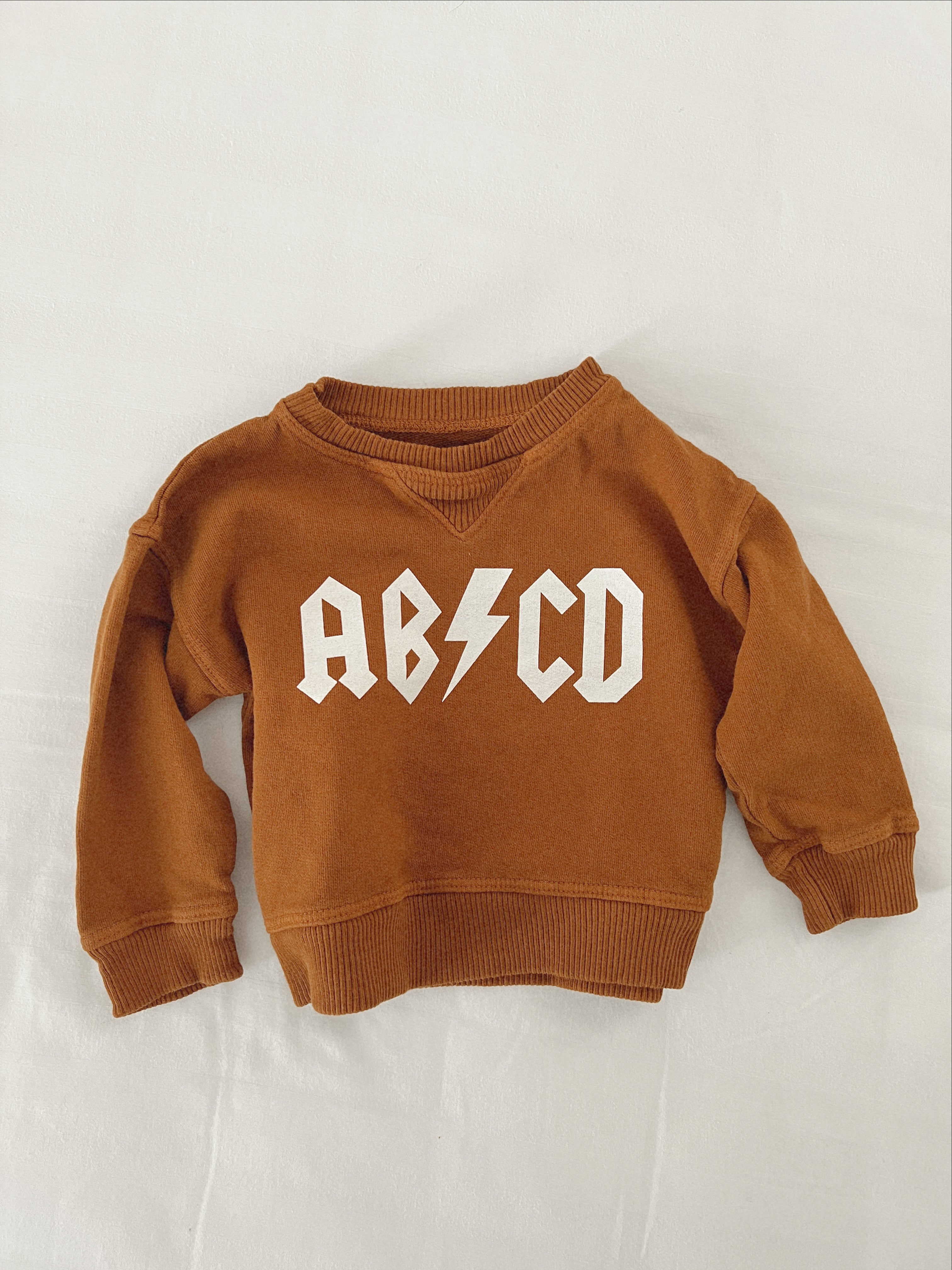 AB ⚡️ CD Sweatshirt - Ginger
