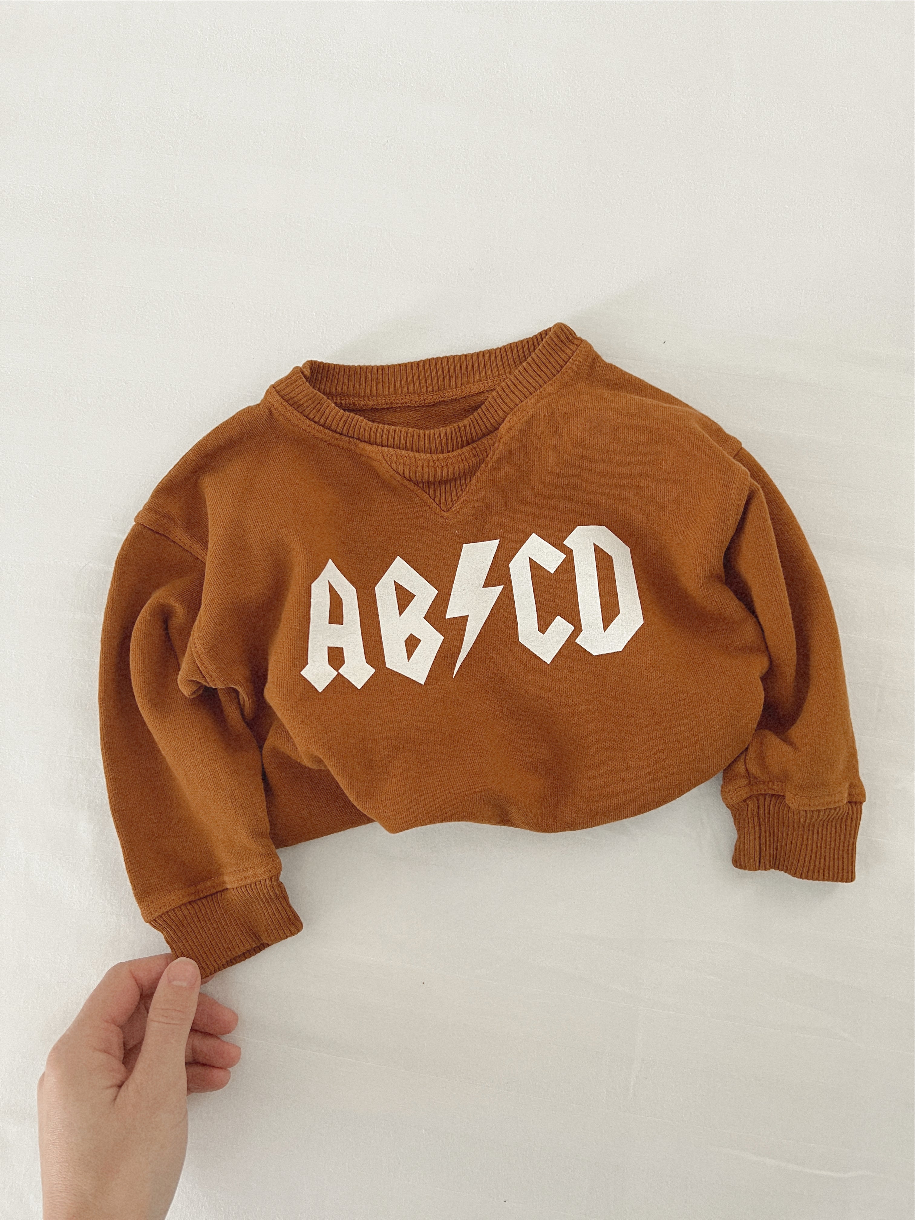 AB ⚡️ CD Sweatshirt - Ginger