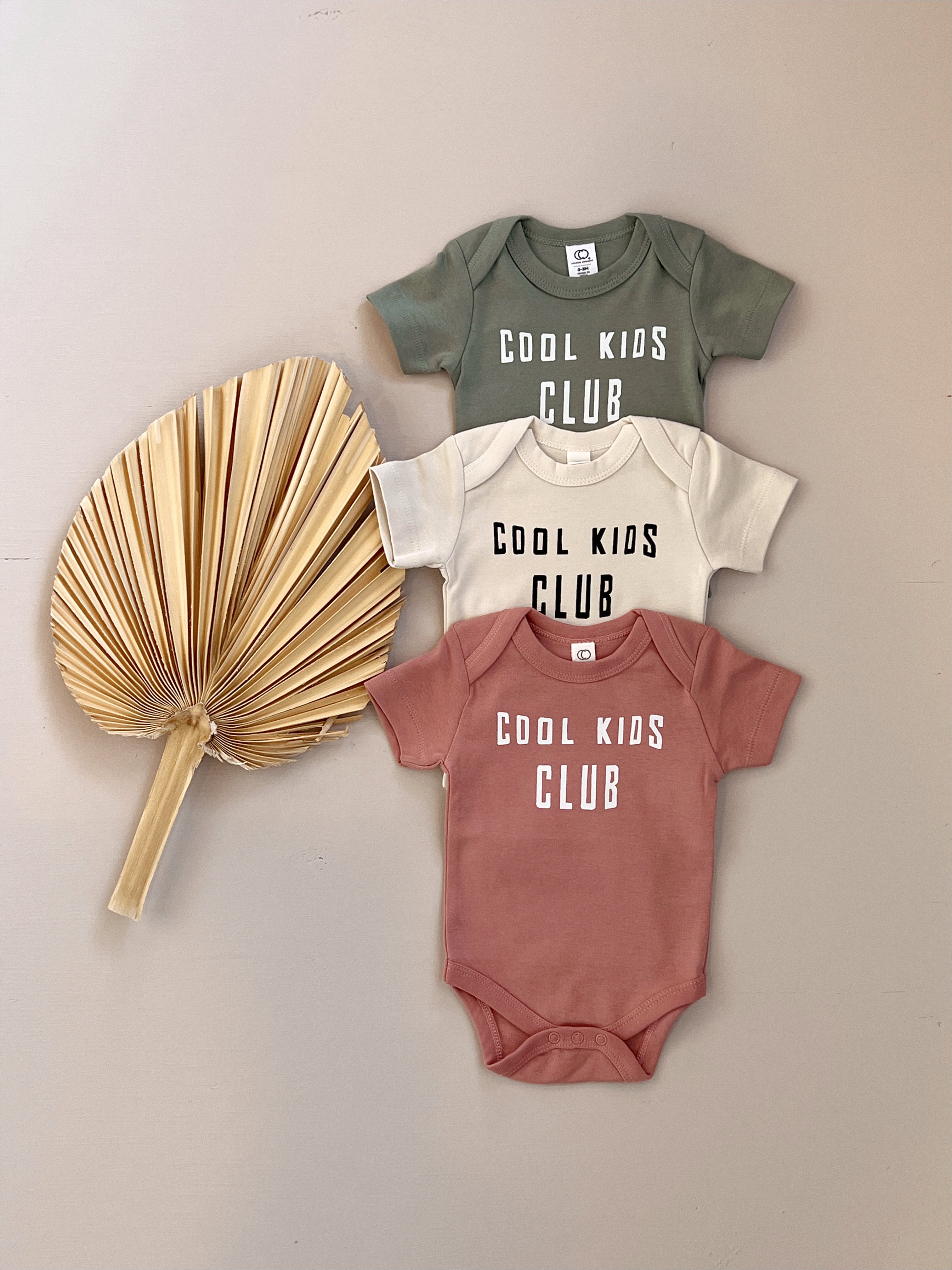 Cool Kids Club Organic Cotton Onesie